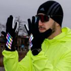 Rękawiczki sportowe Proskary ProLine z odblaskowymi paskami