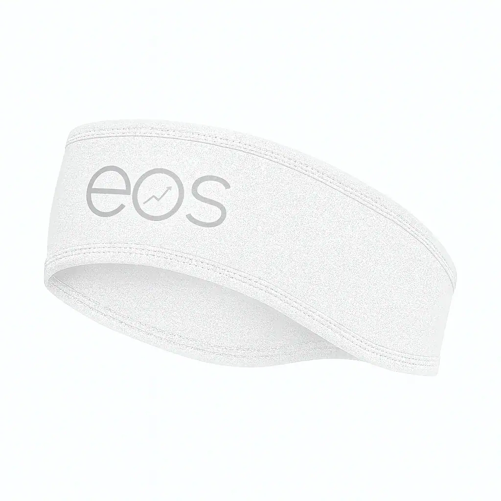 Odblaskowa opaska na głowę EOS Elite biała